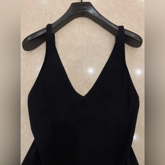 TOTEME deep V-neck swimsuit In Black Size L - Picture 6 of 15